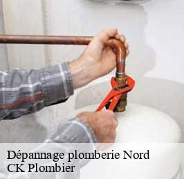Dépannage plomberie 59 Nord  CK Plombier