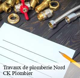 Travaux de plomberie 59 Nord  CK Plombier