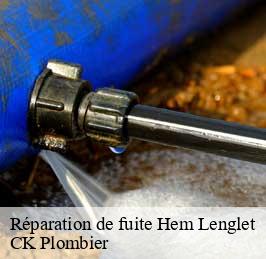 Réparation de fuite  hem-lenglet-59247 CK Plombier