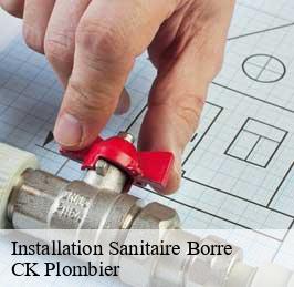 Installation Sanitaire borre-59190 CK Plombier