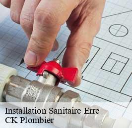 Installation Sanitaire erre-59171 CK Plombier