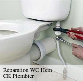 Réparation WC  hem-59510 CK Plombier
