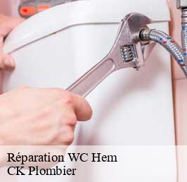 Réparation WC  hem-59510 CK Plombier