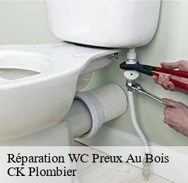 Réparation WC  preux-au-bois-59288 CK Plombier