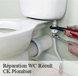 Réparation WC rosult-59230 CK Plombier