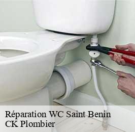 Réparation WC  saint-benin-59360 CK Plombier