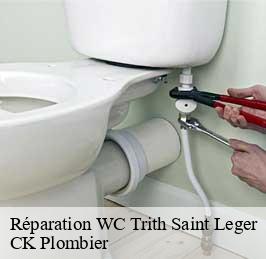 Réparation WC  trith-saint-leger-59125 CK Plombier