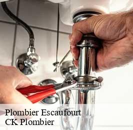 Plombier  escaufourt-59360 CK Plombier