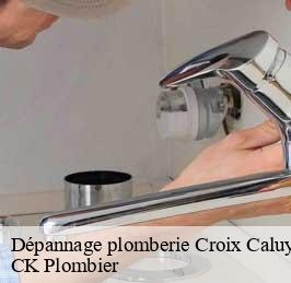 Dépannage plomberie  croix-caluyau-59222 CK Plombier