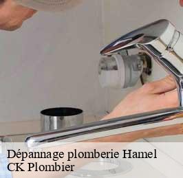 Dépannage plomberie  hamel-59151 CK Plombier