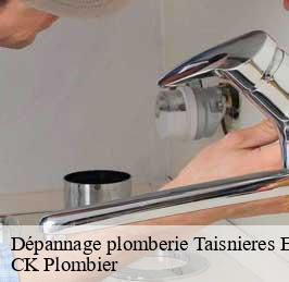 Dépannage plomberie  taisnieres-en-thierache-59550 CK Plombier