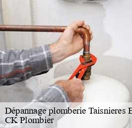 Dépannage plomberie  taisnieres-en-thierache-59550 CK Plombier