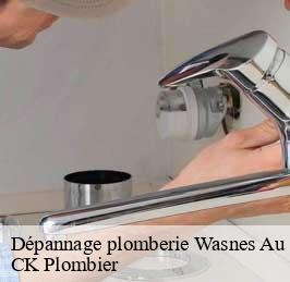 Dépannage plomberie  wasnes-au-bac-59252 CK Plombier