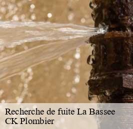 Recherche de fuite  la-bassee-59480 CK Plombier