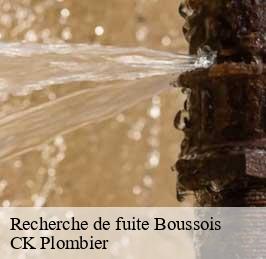 Recherche de fuite  boussois-59168 CK Plombier