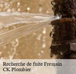 Recherche de fuite fressain-59234 CK Plombier