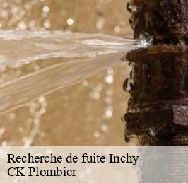 Recherche de fuite  inchy-59540 CK Plombier