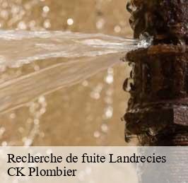 Recherche de fuite  landrecies-59550 CK Plombier