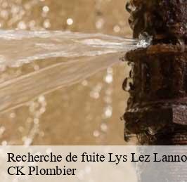 Recherche de fuite  lys-lez-lannoy-59390 CK Plombier