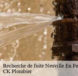 Recherche de fuite neuville-en-ferrain-59960 CK Plombier