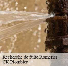 Recherche de fuite  romeries-59730 CK Plombier