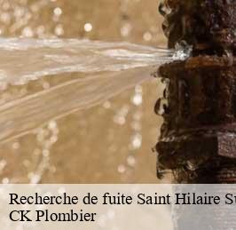 Recherche de fuite  saint-hilaire-sur-helpe-59440 CK Plombier