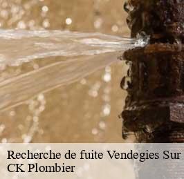 Recherche de fuite vendegies-sur-ecaillon-59213 CK Plombier