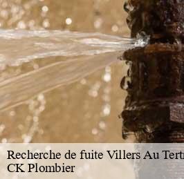Recherche de fuite  villers-au-tertre-59234 CK Plombier