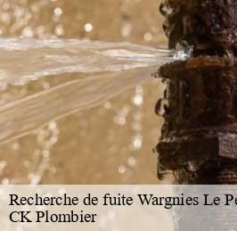 Recherche de fuite  wargnies-le-petit-59144 CK Plombier