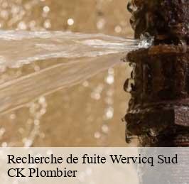 Recherche de fuite  wervicq-sud-59117 CK Plombier