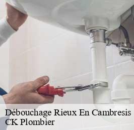 Débouchage  rieux-en-cambresis-59277 CK Plombier
